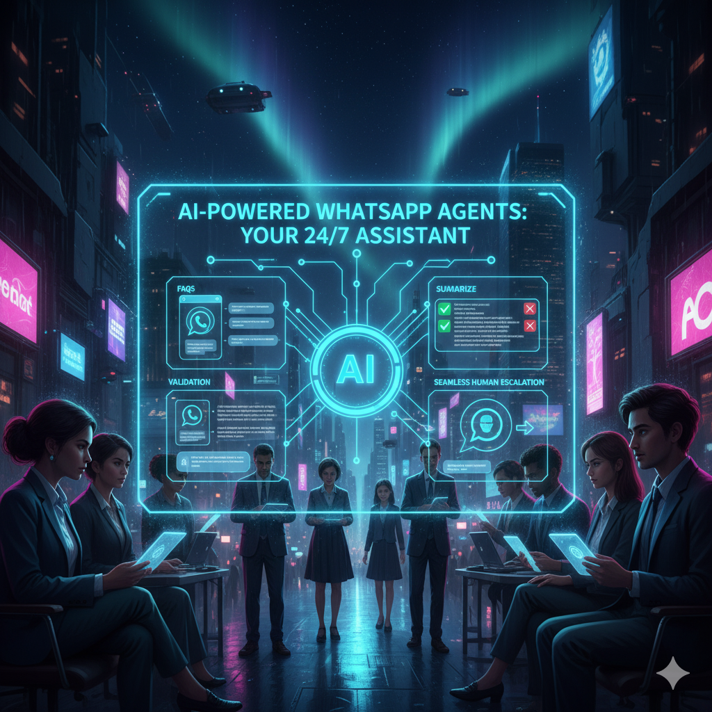 AI-Powered WhatsApp Agents: Your 24/7 Assistant