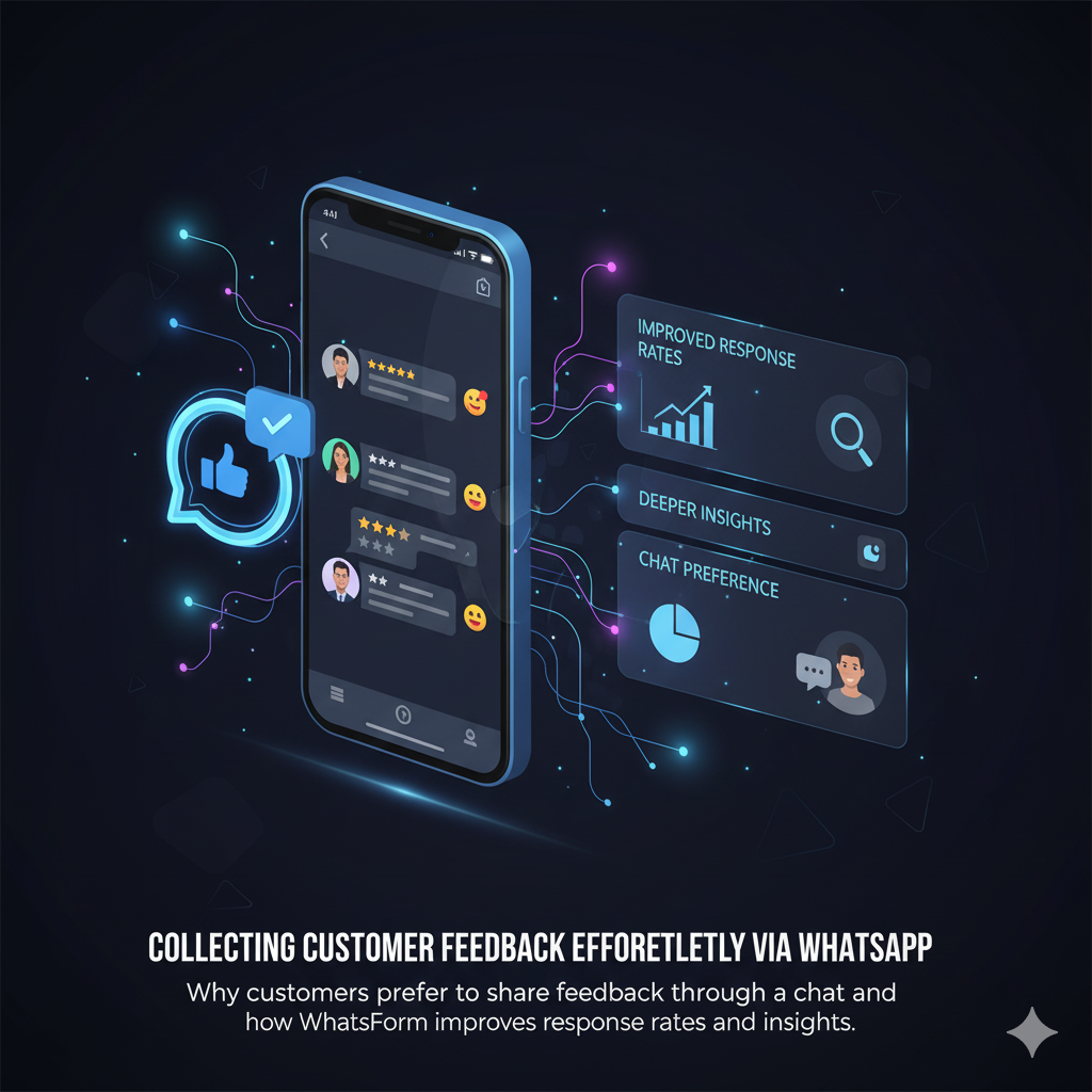 Collecting Customer Feedback Effortlessly via WhatsApp